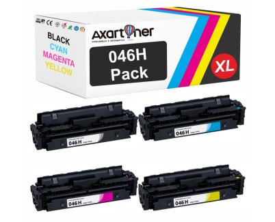 Compatible Pack x4 Canon 046H / 046 Cartuchos de Toner para i-Sensys LBP654, MF734, MF735, MF732, LBP653, MF735, MF733, MF731