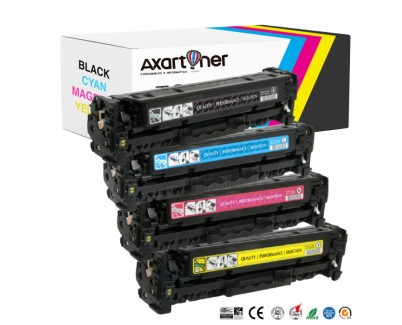 Compatible Pack x 4 Canon 718 Cartuchos de Toner CRG718