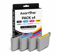 Compatible Pack x 4 Epson T1281 / T1282 / T1283 / T1284 Cartuchos de Tinta