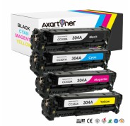 Compatible Pack x 4 HP CC530A / CC531A / CC532A / CC533A Cartuchos de Toner 304A