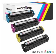 Compatible Pack x 4 HP CE320A / CE321A / CE322A / CE323A Cartuchos de Toner 128A