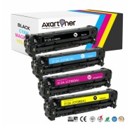 Compatible Pack x 4 HP CF380X / CF381A / CF382A / CF383A / 312A - 312X / 312A Cartuchos de Toner