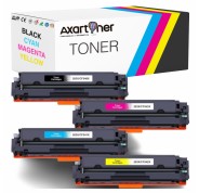 Compatible Pack x 4 HP CF540X / CF541X / CF542X / CF543X Cartuchos de Toner 203X