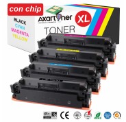 Compatible Pack x 4 HP W2030X / 31X / 32X / 33X - 415X - CON CHIP - Cartuchos de Toner para HP Color LaserJet Pro MFP M454 / M478 / M479