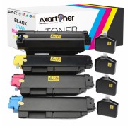 Compatible Pack x 4 Kyocera TK5270 Cartuchos de Toner para Kyocera Ecosys M6230, M6630, P6230