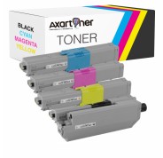 Compatible Pack x 4 OKI C332 / MC363 Cartuchos de Toner