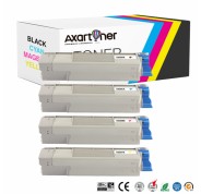 Compatible Pack x 4 OKI C5650 / C5750 Cartuchos de Toner