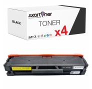 Compatible Pack x 4 Samsung ML-2160 / SCX-3405 Negro Cartucho de Toner MLT-D101S