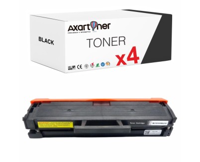 Compatible Pack x 4 Samsung ML-2160 / SCX-3405 Negro Cartucho de Toner MLT-D101S