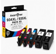 Compatible Pack x 5 HP 934XL / HP 935XL Cartuchos de Tinta