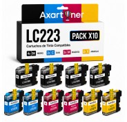 Compatible Pack x10 Brother LC223 / LC221 Cartuchos de Tinta LC-223 / LC-221