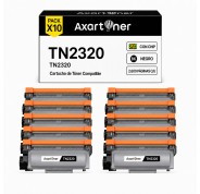 Compatible Pack x10 Brother TN2320 Negro Cartuchos de Toner para Brother MFC-L2700DW HL-L2300D HL-L2340DW DCP-L2520DW DCP-L2500D DCP-L2540DN MFC-L2720DW MFC-L2740DW
