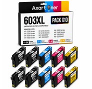 Compatible Pack x10 Epson 603XL Cartuchos de Tinta