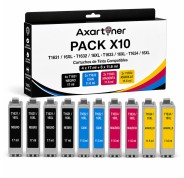 Compatible Pack x10 Epson T1631 / T1632 / T1633 / T1634 - 16XL Cartuchos de Tinta