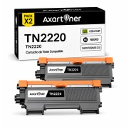 Compatible Pack x2 Brother TN2220 Negro Cartucho de Toner para Brother MFC-7360N HL-2130 MFC-7460DN MFC-7860DW FAX-2840 FAX-2940 HL-2240 HL-2250DN HL-2135W DCP-7055 DCP-7055