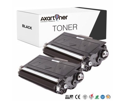 Compatible Pack x2 Brother TN3380 Negro Cartuchos de Toner TN-3380  TN-3300