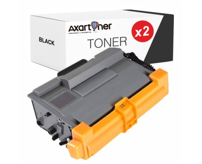 Compatible Pack x2 Brother TN3480 / TN3430 Negro Cartuchos de Toner TN-3480