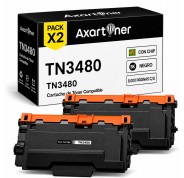 Compatible Pack x2 Brother TN3480 / TN3430 Negro Cartuchos de Toner TN-3480