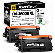 Compatible Pack x2 Brother TN3600XXL / TN-3600 XXL Negro Cartucho de Toner para Brother DCP-L5510DW / HL-L5210DN / HL-L5210DW / HL-L6210DW / HL-L6410DN / MFC-L5710DN / MFC-L5710DW / / MFC-L6710DW / MFC-L6910DN