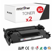 Compatible Pack x2 Canon 052H / CRG052H Negro Cartucho de Toner 2200C002 para LBP212, 214, 215, MF421, 426, 428, 429