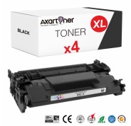 Compatible Pack x4 Canon 052H / CRG052H Negro Cartucho de Toner 2200C002 para LBP212, 214, 215, MF421, 426, 428, 429