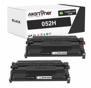 Compatible Pack x2 Canon 052H / CRG052H Negro Cartucho de Toner 2200C002 para i-SENSYS LBP212dw, LBP214dw, LBP215x,i-SENSYS MF421dw,MF426dw, MF428x, MF429x