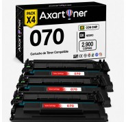 Compatible Pack x4 Canon 070 / 5639C002 Negro Cartucho de Toner para Canon i-SENSYS LBP243dw / LBP246dw / MF461dw / MF463dw / MF465dw