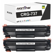 Compatible Pack x2 Canon 737 Negro Cartuchos de Toner 9435B002 CRG737 para Canon i-SENSYS LBP151dw MF212w MF216n MF217w MF227dw MF229dw MF232w MF236n MF244dw MF247dw MF249dw