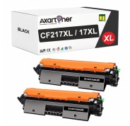 Compatible Pack x2 HP CF217A XL / 17A XL Negro Cartucho de Toner Alta Capacidad / Jumbo para Laserjet Pro M102a M102w MFP M130a M130fn M130fw M130nw