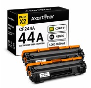 Compatible Pack x2 HP CF244A / 44A Negro Cartucho de Toner para HP LaserJet Pro M14a M14w M15a M15W M27a M27w MFP M28a MPF M28w