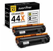 Compatible Pack x2 HP CF244A XL / 44A XL Negro Cartucho de Toner (alta capacidad / jumbo) para HP LaserJet Pro M14a M14w M15a M15W M27a M27w MFP M28a MPF M28w