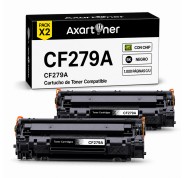 Compatible Pack x2 HP CF279A / 79A Negro Cartucho de Toner para HP LaserJet Pro M12a / M12w / MFP M26a / MFP M26nw
