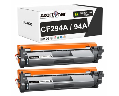 Compatible Pack x2 HP CF294A / 94A Negro Cartucho de Toner para HP LaserJet Pro M118 M118dw MFP M148 M148dw M148fdw M149fdw