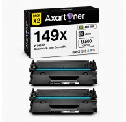 Compatible Pack x2 HP W1490X / 149X - CON CHIP - Negro Cartucho de Toner (NO usar en impresoras terminan en E) para HP LaserJet Pro 4002d 4002dn 4002dw 4002n MFP 4102dw MFP 4102fdn MFP 4102fdw MFP 4103dw MFP 4103fdn