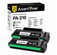 Compatible Pack x2 Pantum PA210 Negro Cartucho de Toner para Pantum P2200, P2500, M6500, M6550, M6600