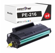 Compatible Pack x4 Pantum PE216 / PE-216 Negro Cartucho de Toner para Pantum M6506 / M6556 / M6606 / P2506