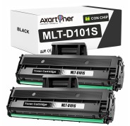 Compatible Pack x2 Samsung ML-2160 / SCX-3405 Negro Cartucho de Toner MLT-D101S