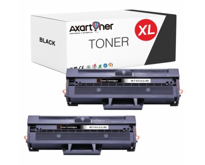 Compatible Pack x2 Samsung MLT-D111L Negro Cartucho de Toner SU799A