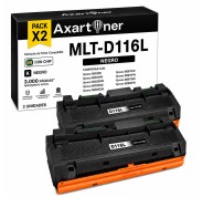 Compatible Pack x2 Samsung MLT-D116L Negro Cartucho de Toner SU828A para Samsung Xpress M2620D M2620ND M2625D M2625F M2625FN M2625N M2626 M2675F M2675FN M2676 M2820D M2820DW M2820ND M2825DW M2825ND M2826 M2830DW