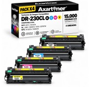 Compatible Pack x4 Brother DR230 Tambor de Imagen DR-230CL (Drum) para Brother DCP-9010CN HL-3040CN HL-3045CN HL-3070CN HL-3070CW HL-3075CW MFC-9120CN MFC-9125CN MFC-9320CW MFC-9325CW