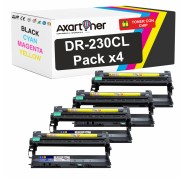 Compatible Pack x4 Brother DR230 Tambor de Imagen DR-230CL (Drum) para Brother DCP-9010CN HL-3040CN HL-3045CN HL-3070CN HL-3070CW HL-3075CW MFC-9120CN MFC-9125CN MFC-9320CW MFC-9325CW