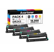 Compatible Pack x4 Brother DR243CL / DR-243 Tambor de Imagen (Drum) para DCP-L3510CDW, DCP-L3550CDW, HL-L3210CW, HL-L3230CDW, HL-L3270CDW, HL-L3280CDW, MFC-L3710CW, MFC-L3730CDN, MFC-L3750CDW, MFC-L3770CDW