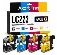 Compatible Pack x4 Brother LC223 / LC221 Cartuchos de Tinta LC-223 / LC-221