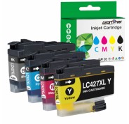 Compatible Pack x4 Brother LC427XL Cartuchos de Tinta - LC427XLVAL para HL-J6010DW, MFC-J5955DW, MFC-J6955DW, MFCJ-6957DW, MFC-J6959DW