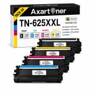 Compatible Pack x4 Brother TN-625XXL / TN-625XL Cartuchos de Toner TN625XXL / TN625XL / TN625 para DCP-L8630CDW, HL-L8430CDW, HL-L8430CDWT, HL-L8570CDW, MFC-EX570, MFC-L8730CDW, MFC-L8970CDW