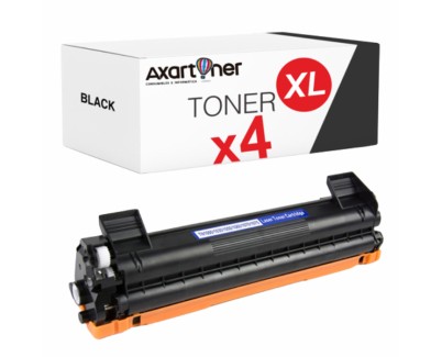 Compatible Pack x4 Brother TN1050 XL Negro Cartucho de Toner TN-1050 para Brother HL-1110 HL-1112 HL-1212 HL-1210 DCP-1510 DCP-1610 DCP-1612 DCP-1512 MFC-1810 MFC-1910