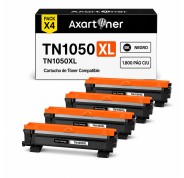 Compatible Pack x4 Brother TN1050 XL Negro Cartucho de Toner TN-1050 para Brother HL-1110 HL-1112 HL-1212 HL-1210 DCP-1510 DCP-1610 DCP-1612 DCP-1512 MFC-1810 MFC-1910