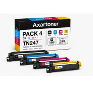 Compatible Pack x4 Brother TN247 / TN243 Cartuchos de Toner para DCP-L3510CDW, DCP-L3550CDW, HL-L3210CW, HL-L3230CDW, HL-L3270CDW, HL-L3280CDW, MFC-L3710CW, MFC-L3730CDN, MFC-L3750CDW, MFC-L3770CDW