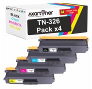 Compatible Pack x4 Brother TN326 / TN-326 Cartuchos de Toner para Brother DCP-L8400CDN DCP-L8450CDW HL-L8250CDN HL-L8350CDW HL-L8350CDWT MFC-L8600CDW MFC-L8650CDW MFC-L8850CDW