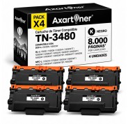 Compatible Pack 2 Toner Brother TN3480 / TN3430 Negro TN-3480